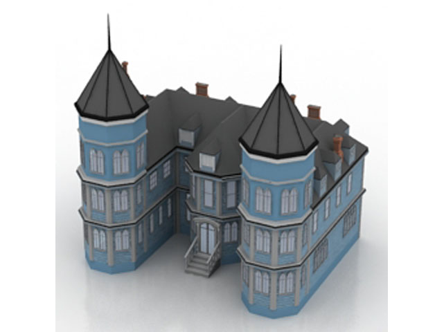 Free Building N733 3D model For Architecture 3Ds Max Model Download